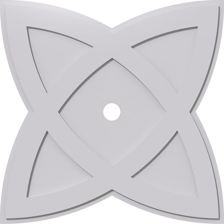 Ekena Millwork Cosmo Architectural Grade PVC Ceiling Medallion, 38"OD x 3"ID x 14 1/4"C x 1"P, One-Piece CMP38CM-03000